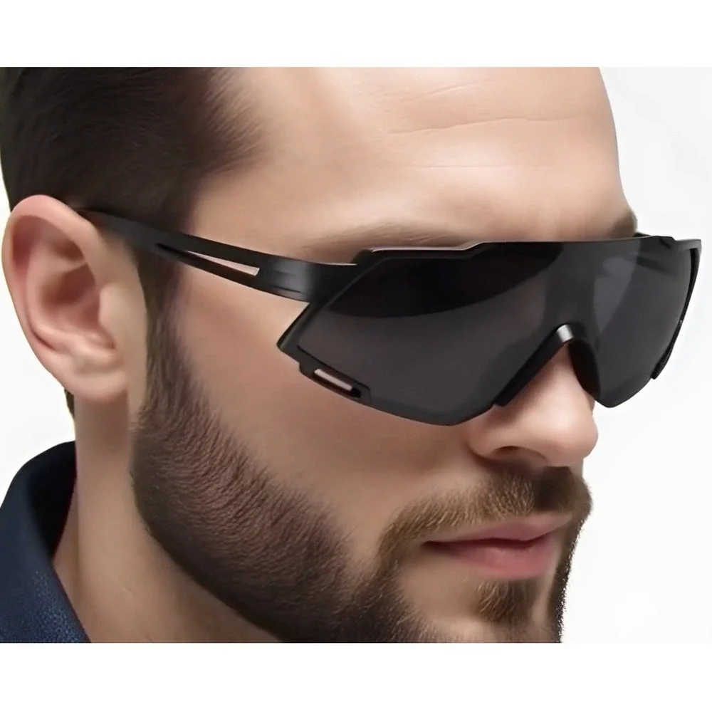 Sport Men Sunglasses Shield Visor Cycling Running Glasses Fishing Driving Lentes